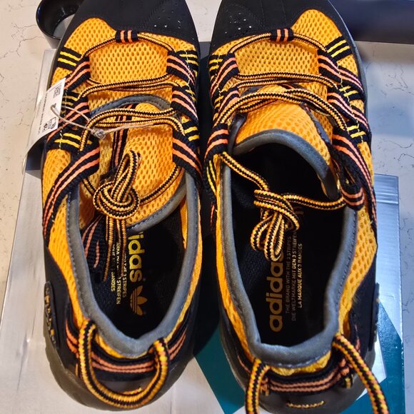 Adidas US 10.5 Men Water Moc Orange/Black Outdoors Adventure Mesh EQT IH8661 New - Picture 7 of 15